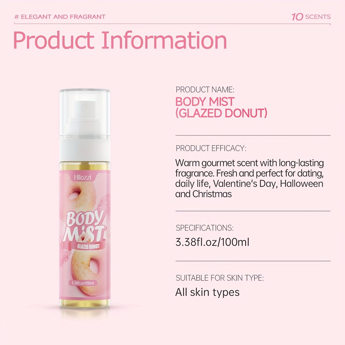 KissICON Hydrating Glow Mist Strawberry Amber Mango