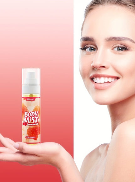 KissICON Hydrating Glow Mist Strawberry Amber Mango