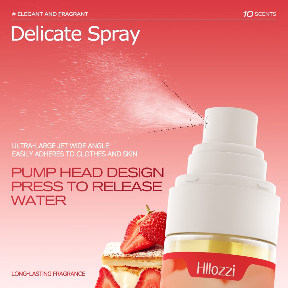 KissICON Hydrating Glow Mist Strawberry Amber Mango