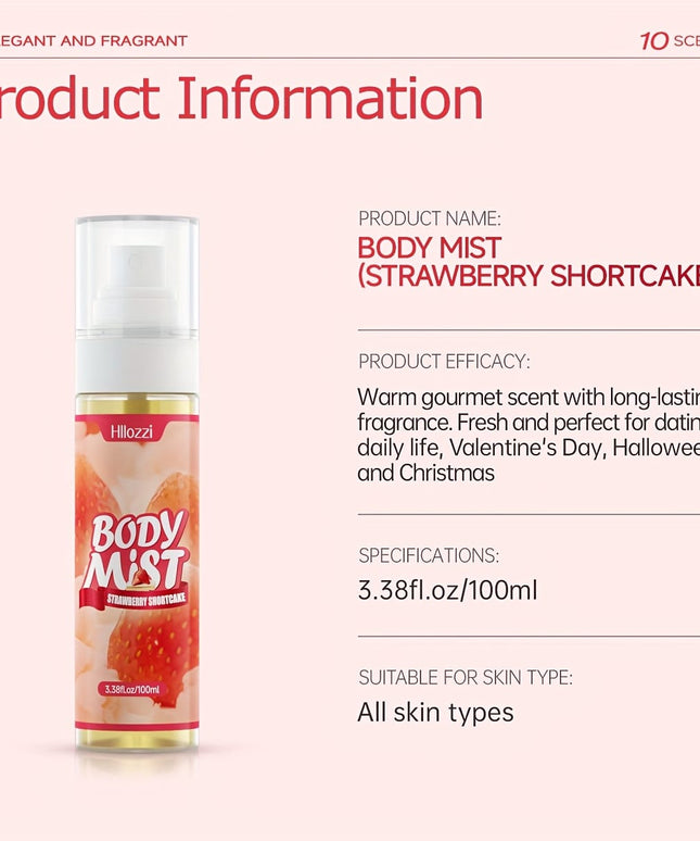 KissICON Hydrating Glow Mist Strawberry Amber Mango