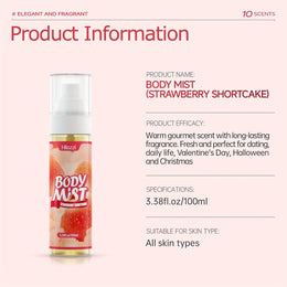 KissICON Hydrating Glow Mist Strawberry Amber Mango