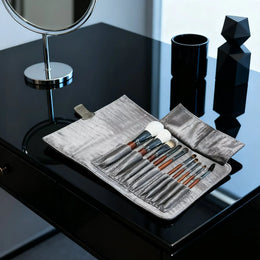 KissICON HZS00302 Luxury Makeup Brush Set With Solid Wood Handle