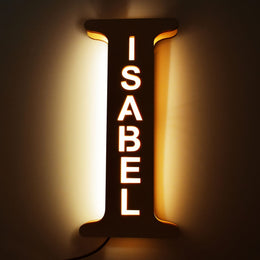 KissICON I Custom LED Name Lamp Personal Gift for Lovers  Family