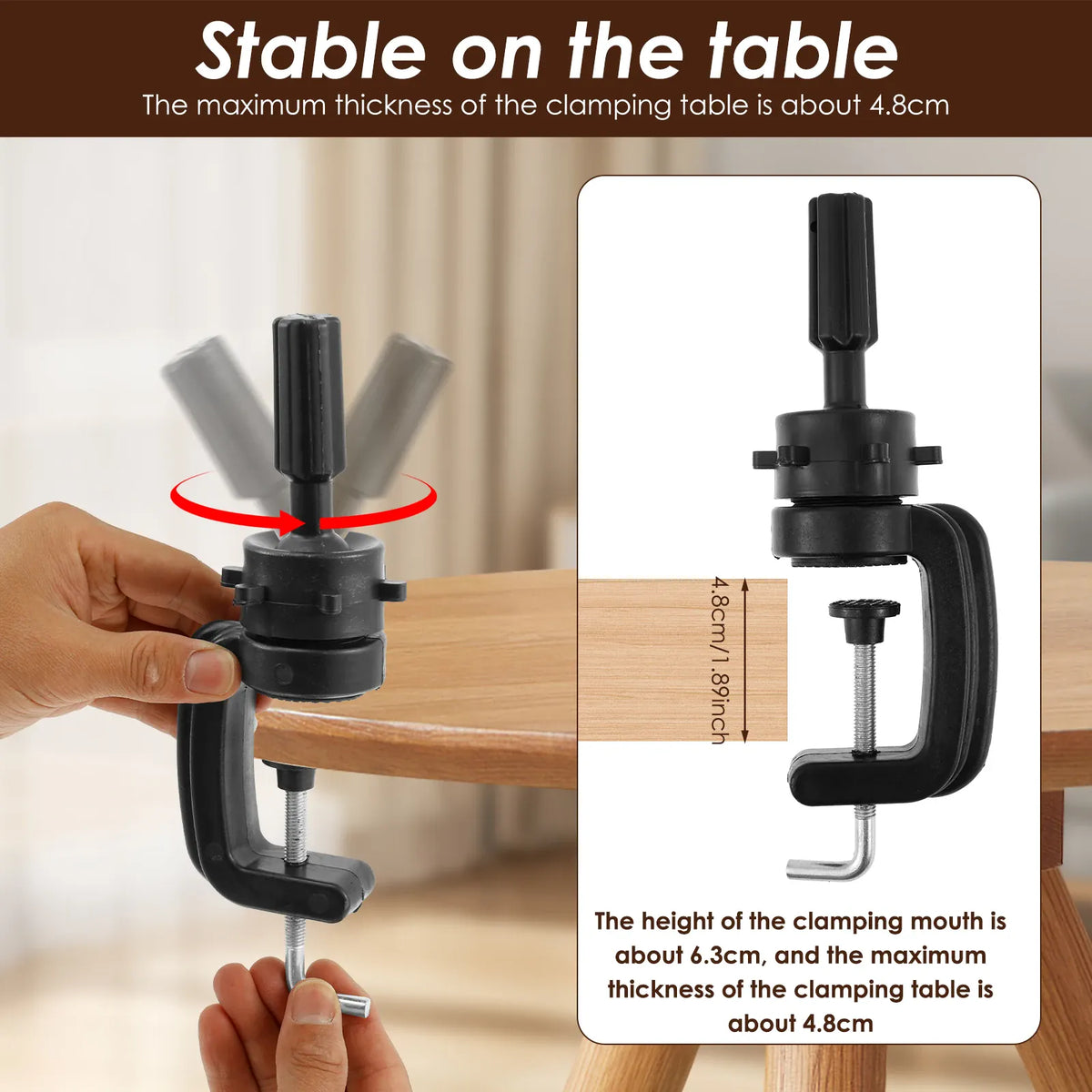 KissICON Illustration set KissIcon Nail Practice Hand with Clamp Holder -