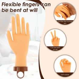 KissICON Illustration set KissIcon Nail Practice Hand with Clamp Holder -