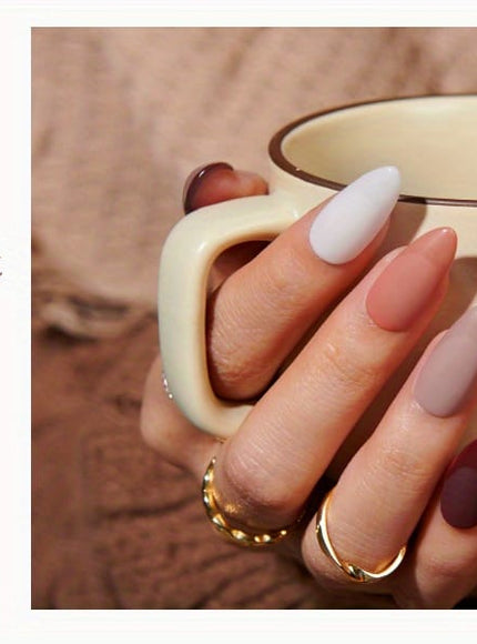 KissICON Independent lady KissIcon AzureBeauty Dip Powder Nail Kit 30Pcs Matte