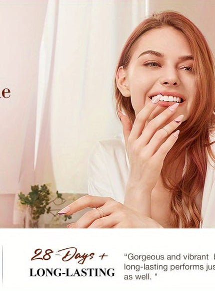 KissICON Independent lady KissIcon AzureBeauty Dip Powder Nail Kit 30Pcs Matte