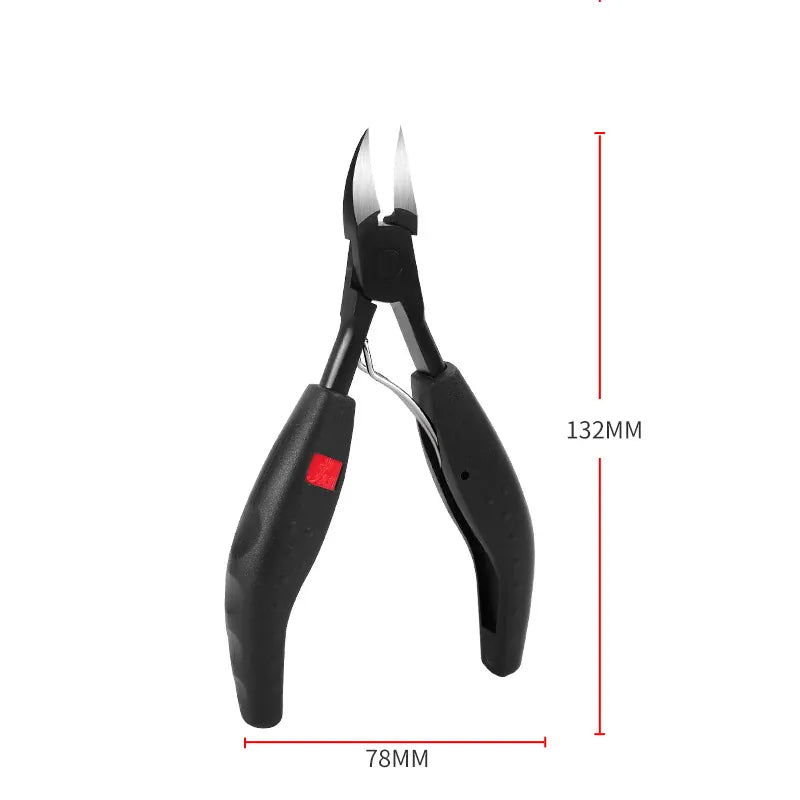 KissICON Ingrown Nail Clippers Stainless Steel - Deep Grooves