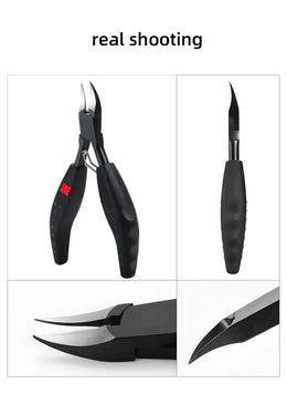 KissICON Ingrown Nail Clippers Stainless Steel - Deep Grooves