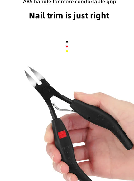 KissICON Ingrown Nail Clippers Stainless Steel - Deep Grooves