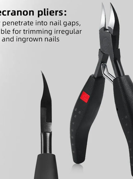 KissICON Ingrown Nail Clippers Stainless Steel - Deep Grooves