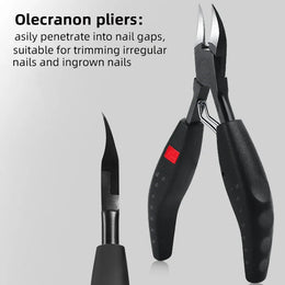 KissICON Ingrown Nail Clippers Stainless Steel - Deep Grooves
