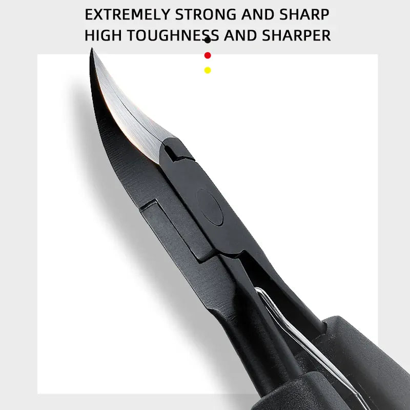 KissICON Ingrown Nail Clippers Stainless Steel - Deep Grooves