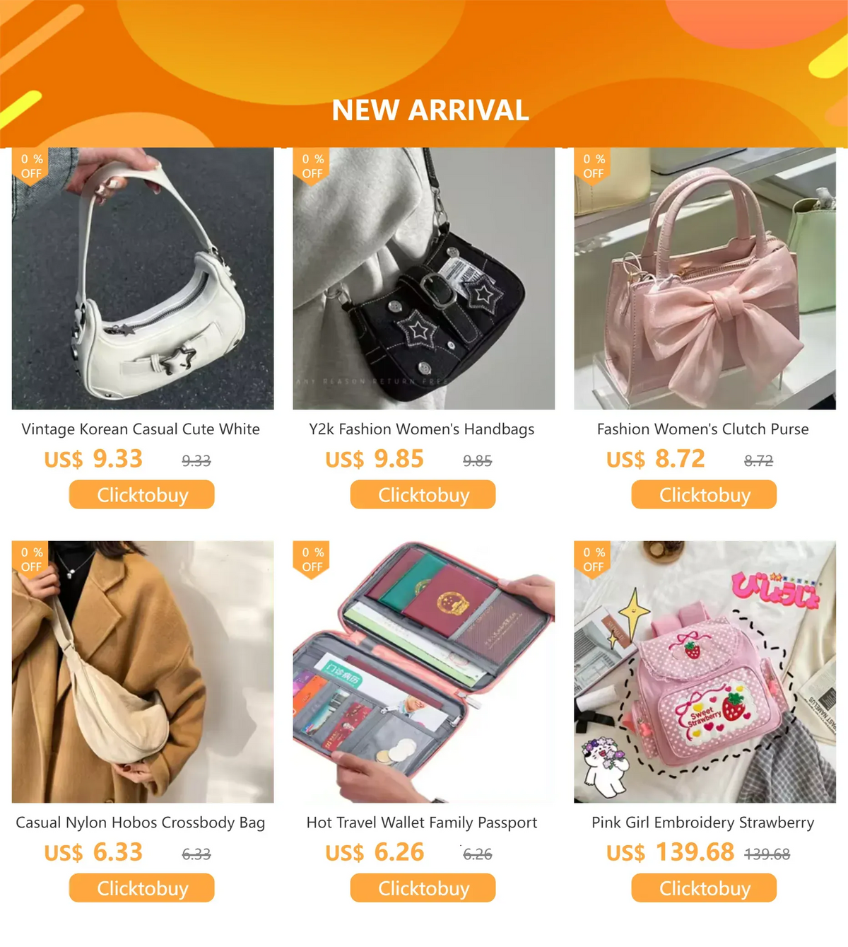 KissICON Ins Hand Linen Students Handbags Top-handle Bags
