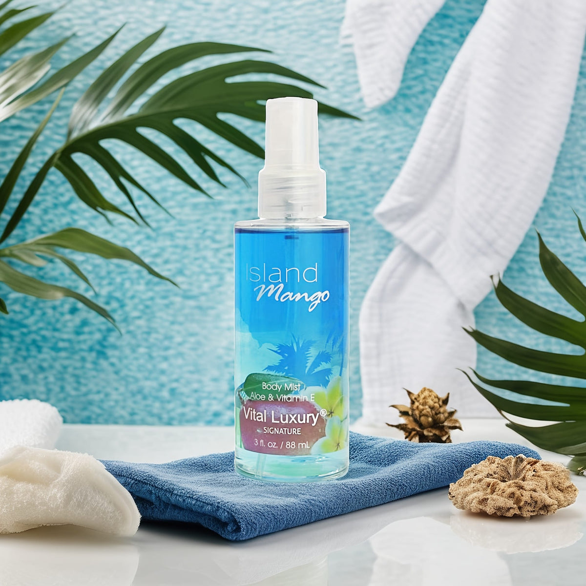 KissICON Island Mango KissIcon Floral Fruity Body Mist - Long-Lasting Fragrance