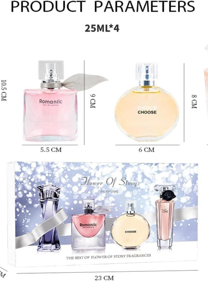 KissICON item 4pc Longlasting Perfume – Gift