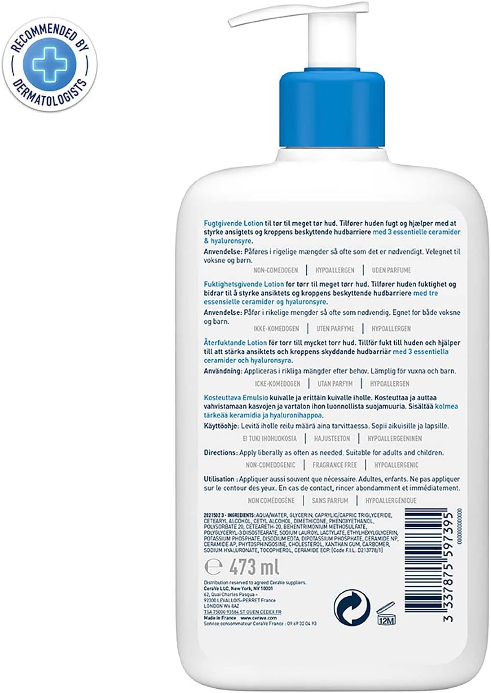 KissICON item Cerave Daily Moisturizer Ceramides Hyaluronic Acid