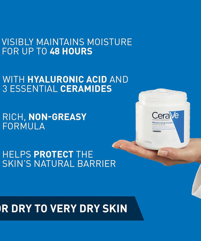 KissICON item Cerave Moisturising Cream Ceramides Hyaluronic Acid
