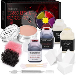 KissICON item CHASPA Halloween SFX Makeup Kit with Liquid Latex and Scar Wax