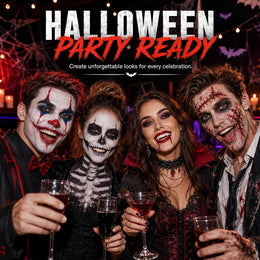 KissICON item Complete Halloween Face Paint and Fake Blood SFX Kit
