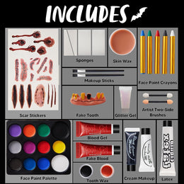 KissICON item JOYIN 36Piece Halloween Face Paint and Special Effects Kit