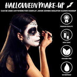 KissICON item JOYIN 36Piece Halloween Face Paint and Special Effects Kit