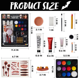 KissICON item JOYIN 36Piece Halloween Face Paint and Special Effects Kit