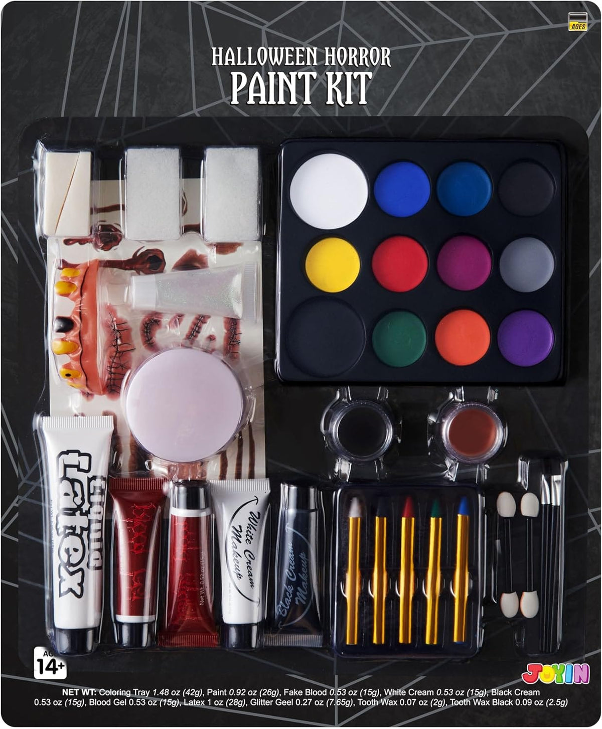 KissICON item JOYIN 36Piece Halloween Face Paint and Special Effects Kit