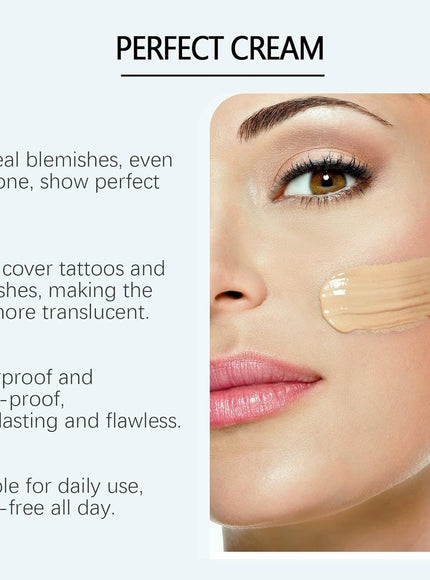 jkthpu-45 FOUNDATION item KissIcon Concealing Foundation Cream - Hydrating Coverage