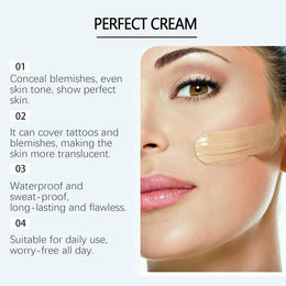 jkthpu-45 FOUNDATION item KissIcon Concealing Foundation Cream - Hydrating Coverage