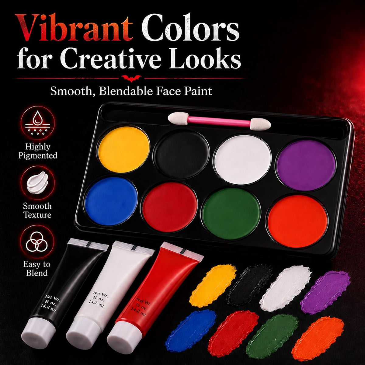 KissICON item Professional Halloween SFX Makeup Kit with Scar Wax and Blood
