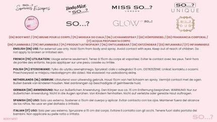 KissICON item So Fragrance Gift Set – Bundle Mists