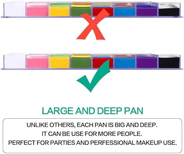 KissICON item UCANBE 20Color Professional Face and Body Paint Palette