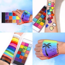 KissICON item UCANBE 20Color Professional Face and Body Paint Palette