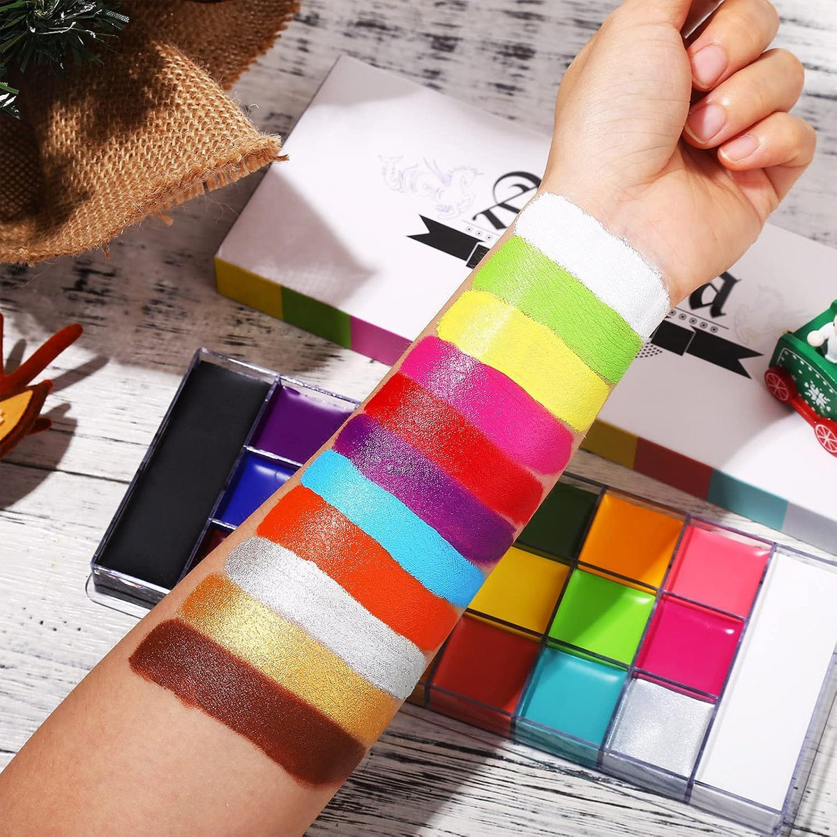 KissICON item UCANBE Professional Face Body Paint  Brush Kit