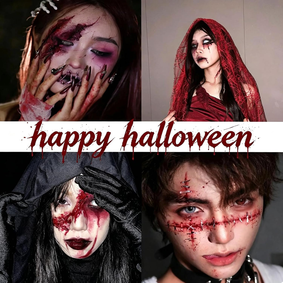 KissICON item Ultimate Adult Halloween Face Paint and SFX Makeup Kit