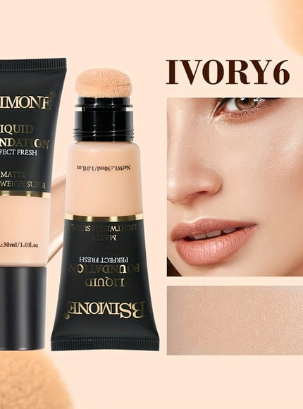jkthpu-45 IV0RY 6 Bsimone 6 Color Foundation Set - Long Lasting