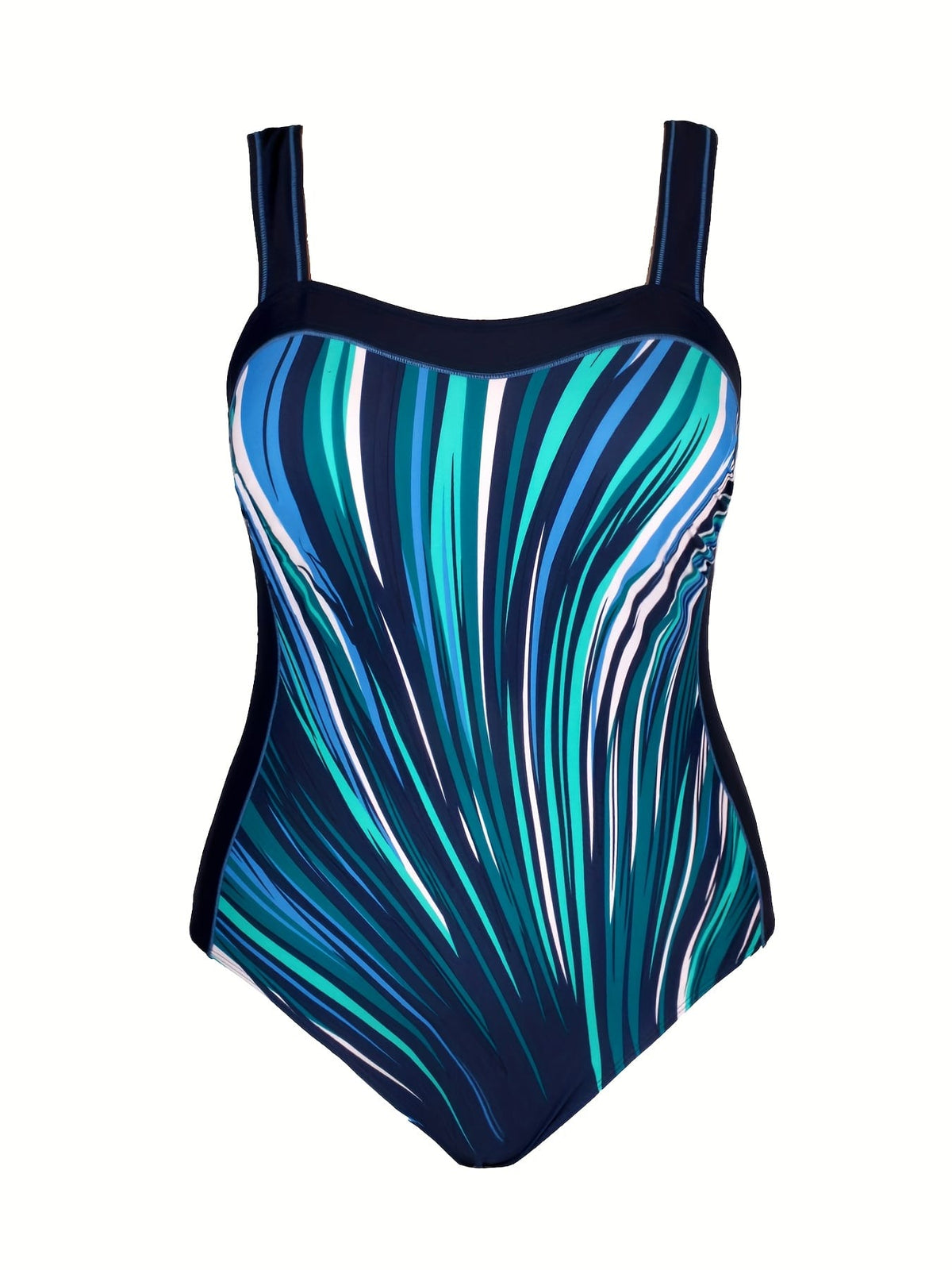 KissICON Ivedo Women's Curve High-waisted One-piece Swimsuit