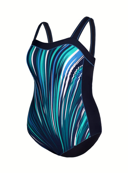 KissICON Ivedo Women's Curve High-waisted One-piece Swimsuit