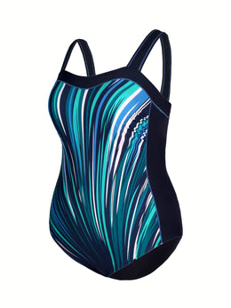 KissICON Ivedo Women's Curve High-waisted One-piece Swimsuit