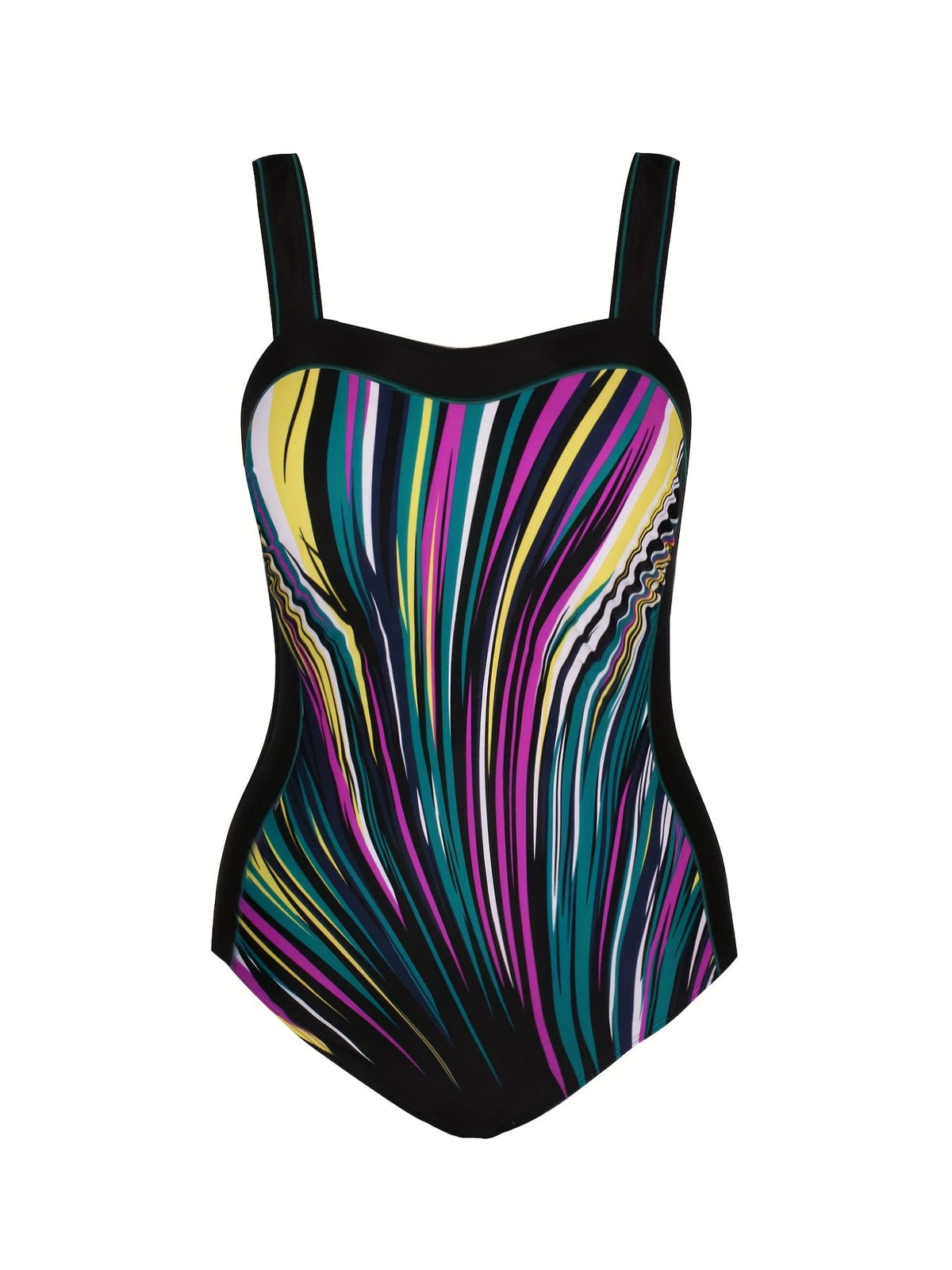 KissICON Ivedo Women's Curve High-waisted One-piece Swimsuit