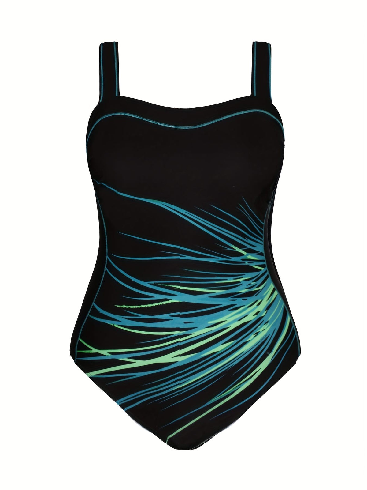 KissICON Ivedo Women's Curve High-waisted One-piece Swimsuit