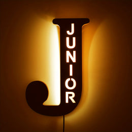 KissICON J Custom LED Name Lamp Personal Gift for Lovers  Family