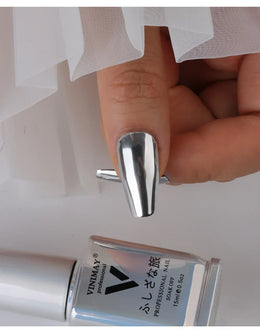 KissICON JMJ001 KissIcon VINIMAY Metallic Silver Gel Polish - Soak