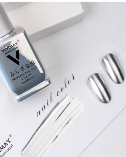 KissICON JMJ001 KissIcon VINIMAY Metallic Silver Gel Polish - Soak