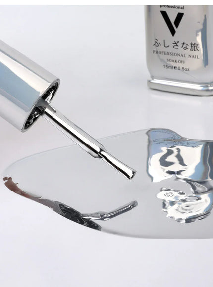 KissICON JMJ001 KissIcon VINIMAY Metallic Silver Gel Polish - Soak