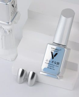 KissICON JMJ001 KissIcon VINIMAY Metallic Silver Gel Polish - Soak