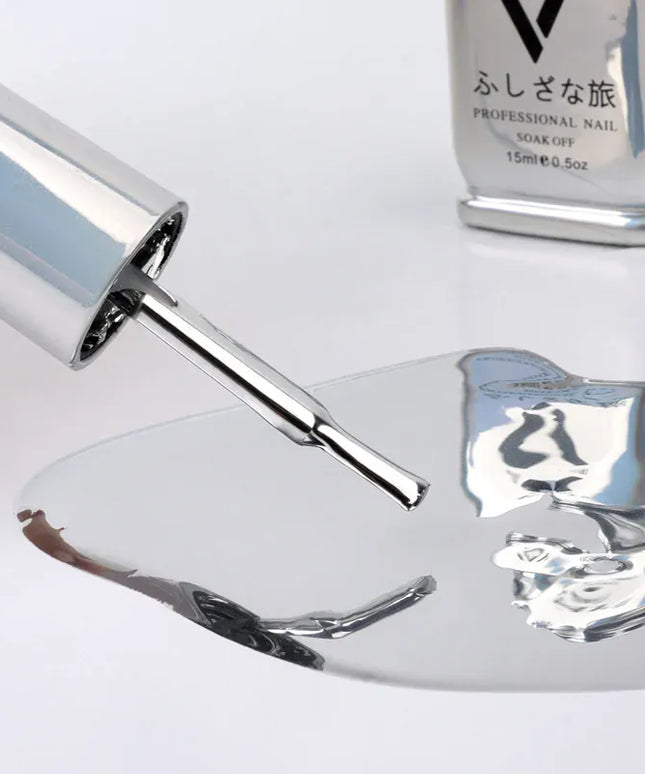 KissICON JMJ001 KissIcon VINIMAY Metallic Silver Gel Polish - Soak