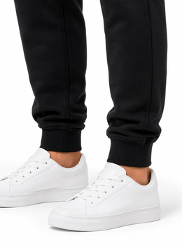 KissICON Joggers for Men UK | Tracksuit Bottom Pants, Fleece Jogging Sweatpant & Work Trouser for Men | Stylish & Ideal for Walking, Gym, Running, Travel & Casual Wear | Black, Navy & Sports Grey Sizes S-XXL