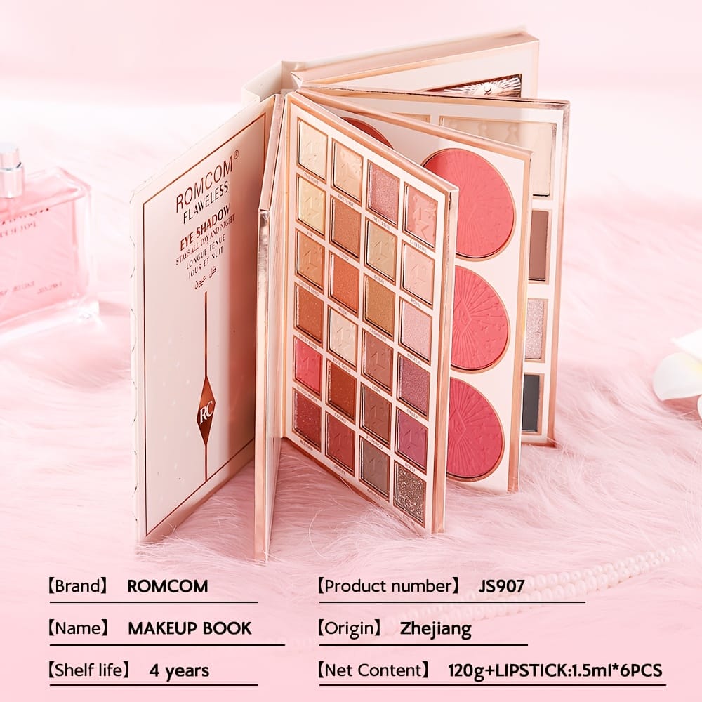 KissICON JS907 Bookshaped Makeup Palette Pearlescent Giftready